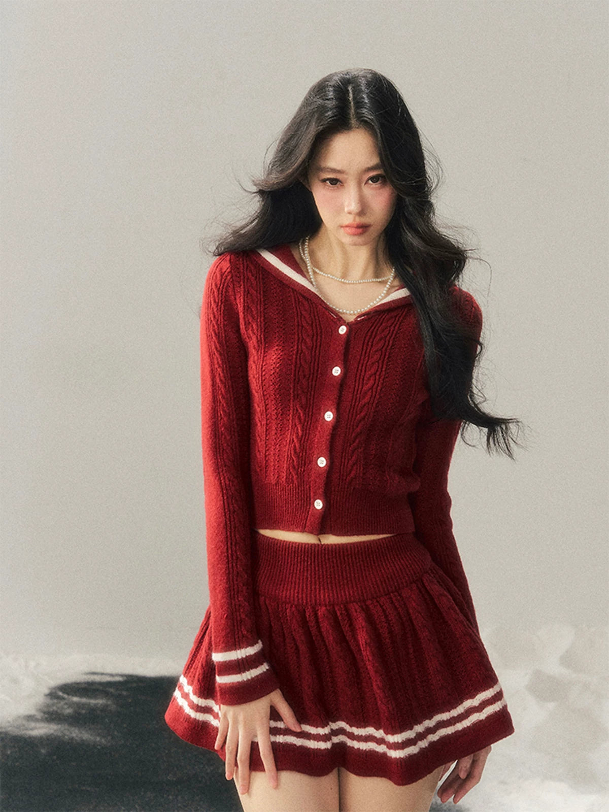 Whispering Evening Breeze Knit Set