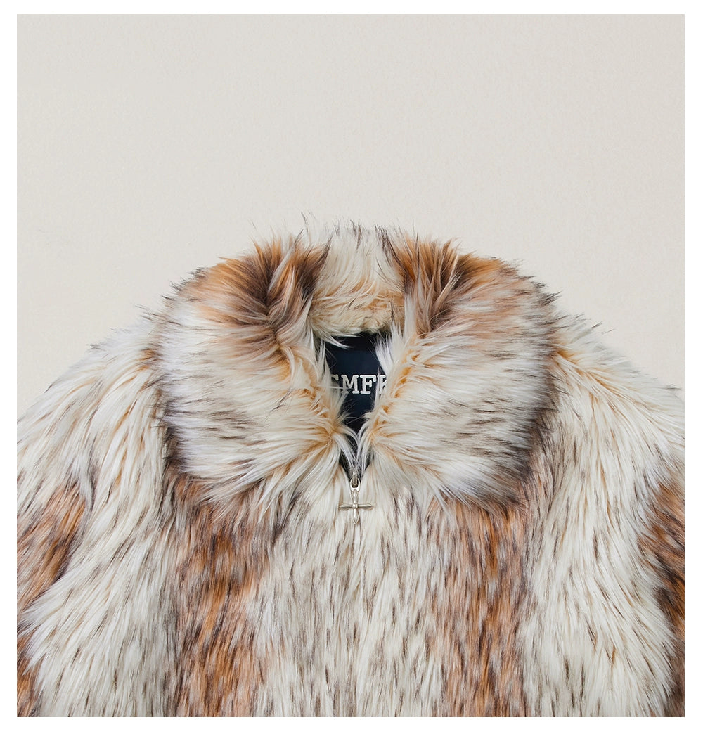 Arctic Cross Faux Fur Jacket