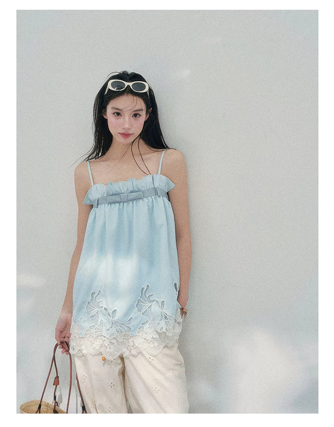 Bouquet Summer Lace Camisole Top