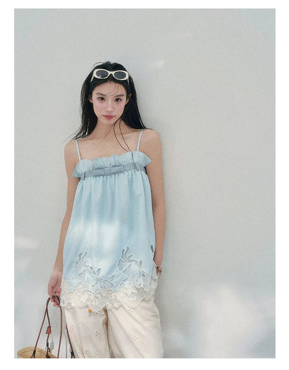 Bouquet Summer Lace Camisole Top