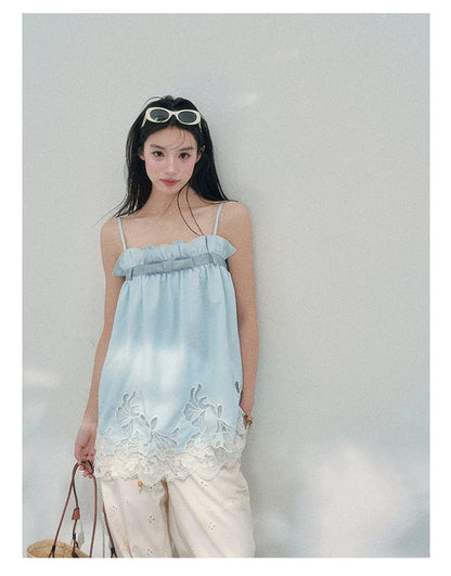 Bouquet Summer Lace Camisole Top