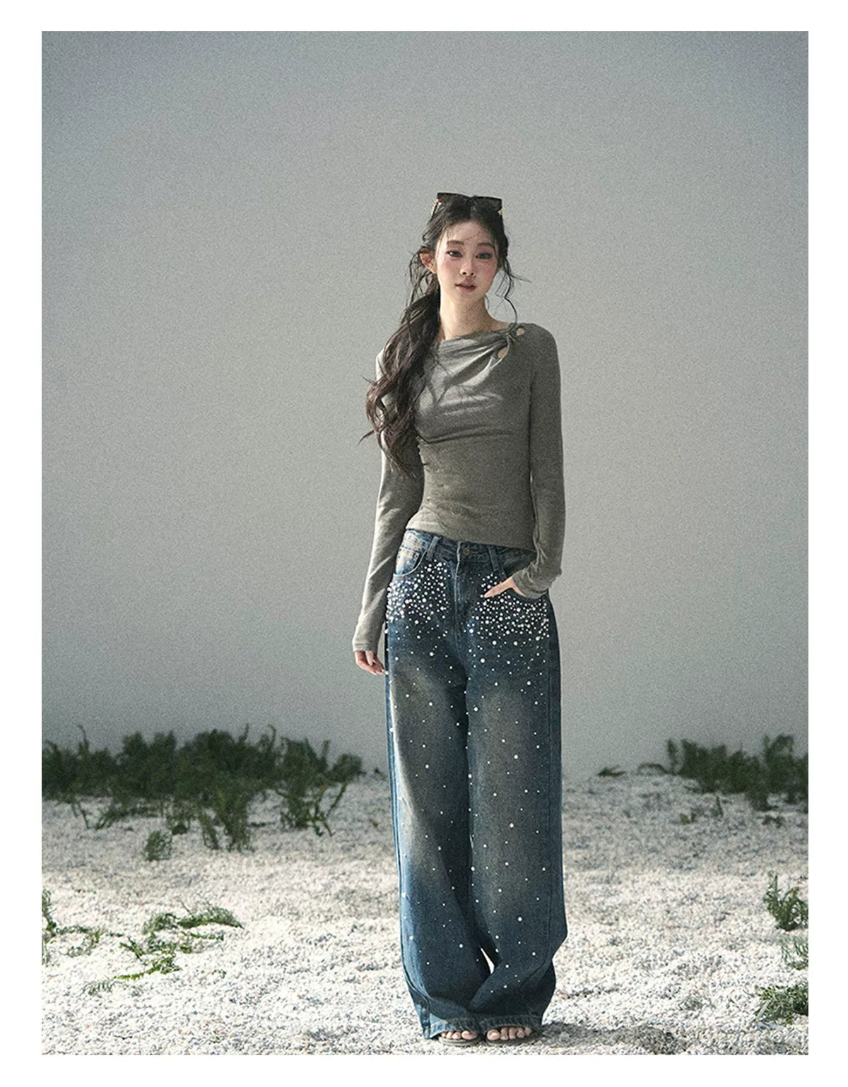 Silent Poem Asymmetrical Knot Top