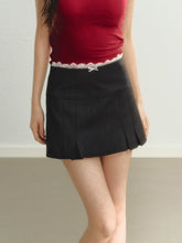 Red & Dark Gray Skort - CHINASQUAD