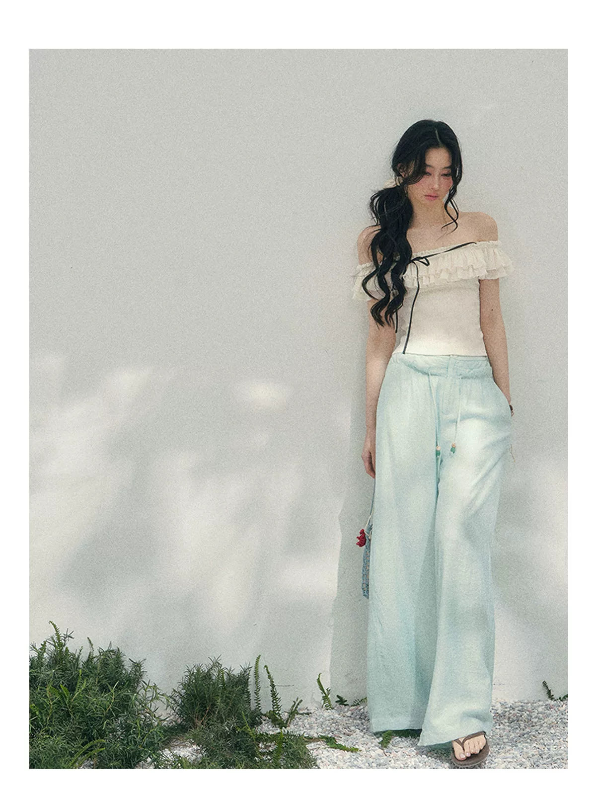 Pearl Fall Off-Shoulder Top