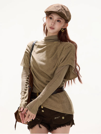 Textured Panel Knit Base Layer