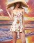 NEVERMORE Printed Bandeau Top & Mini Skirt Set – view 11