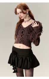 Fringe Knit Sweater - CHINASQUAD