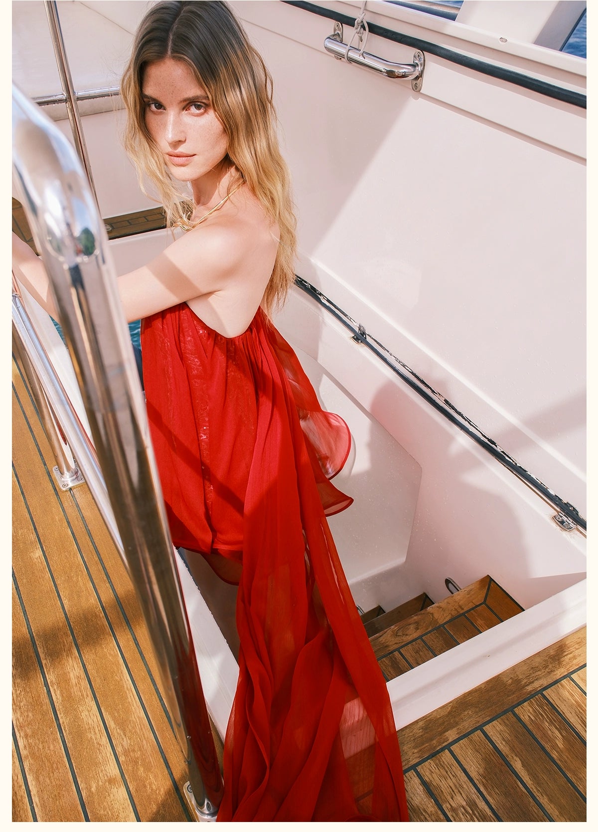 Thiri Chiffon Strapless Mini Dress