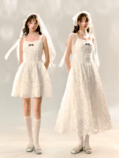 White Lace Dress - CHINASQUAD