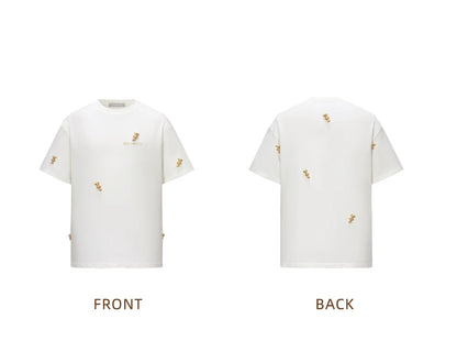 Mini Flocked Bear Oversized T-shirt