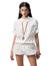 Medium-Sleeve Jacquard Shirt & Shorts Set - CHINASQUAD