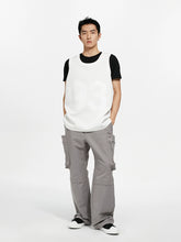 White Crew Neck Vest - CHINASQUAD