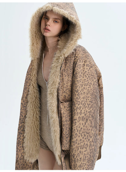 Eco Faux-Fur Hooded Jacket