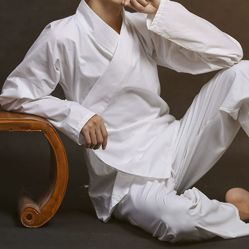 White Body-hugging Undergarment Hanfu - CHINASQUAD
