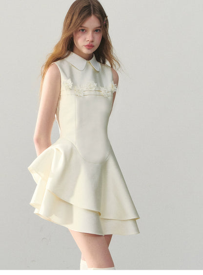 Sleeveless Round Neck Princess Bubble Dress