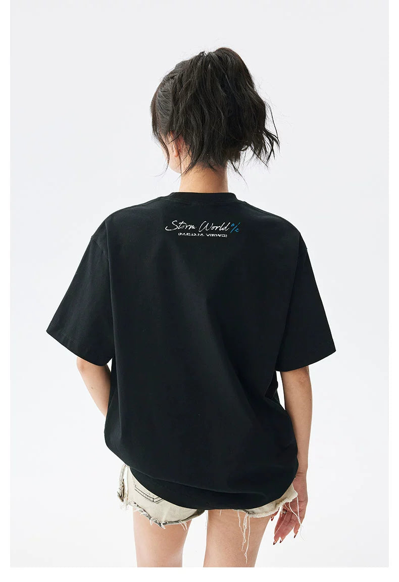 Lightning Print T-Shirt - CHINASQUAD