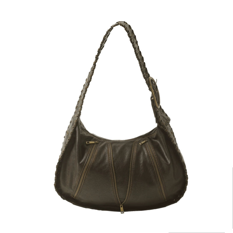 Vintage Woven Shoulder Bag