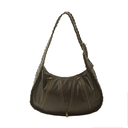 Vintage Woven Shoulder Bag