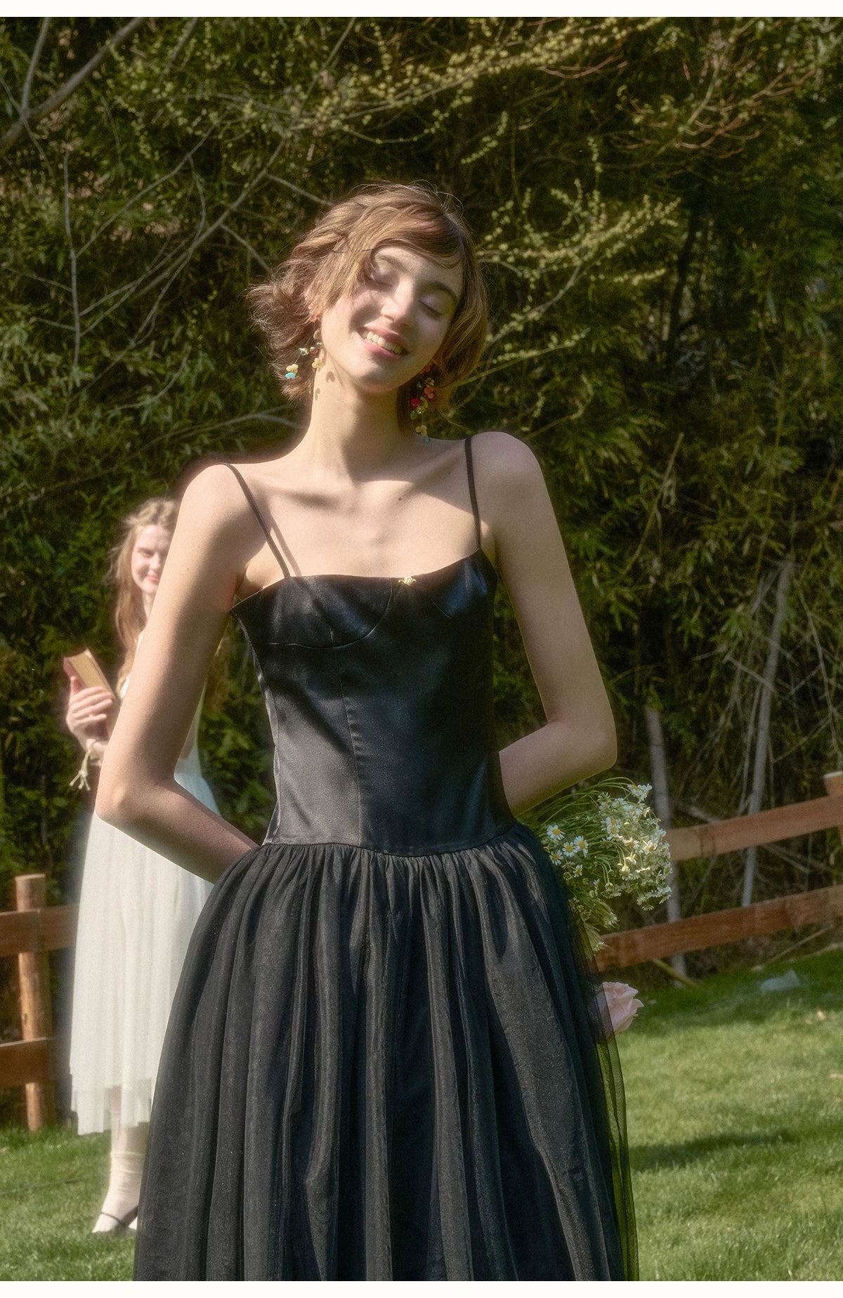 French Ballet Tulle Cami Maxi Dress
