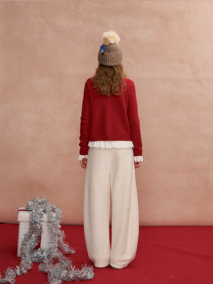 Two-Piece Effect Striped Cardigan