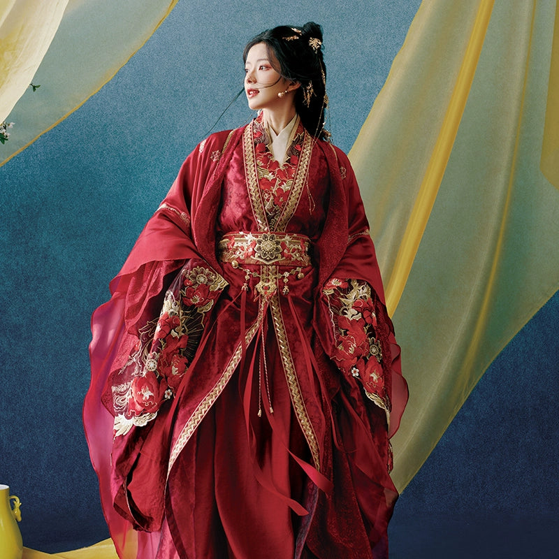 &quot;灼灼相思&quot; Wedding Hanfu Set