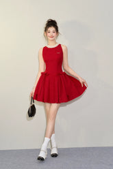 Sleeveless Puff Dress - CHINASQUAD