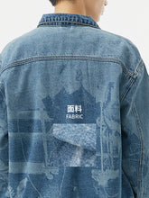 Kraftwerk Band Print Denim Jacket - CHINASQUAD