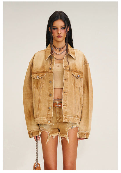 Compass Wildfire Washed Denim Jacket