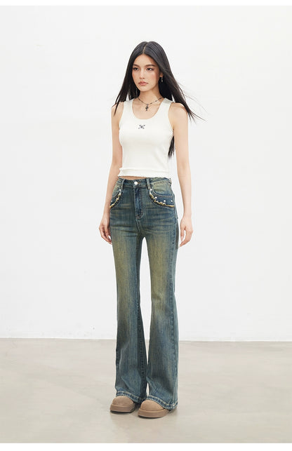 Maillard Flared Jeans - CHINASQUAD