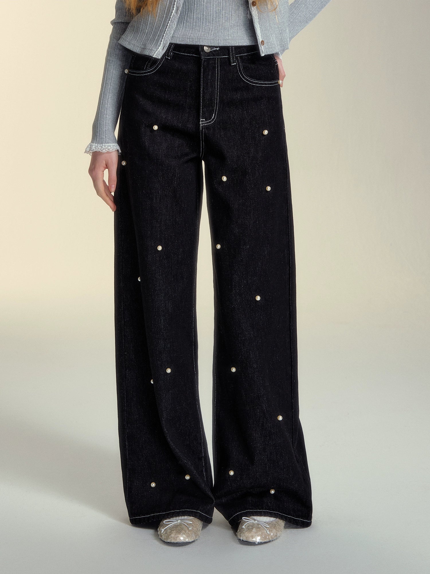 Pearl Denim Pants