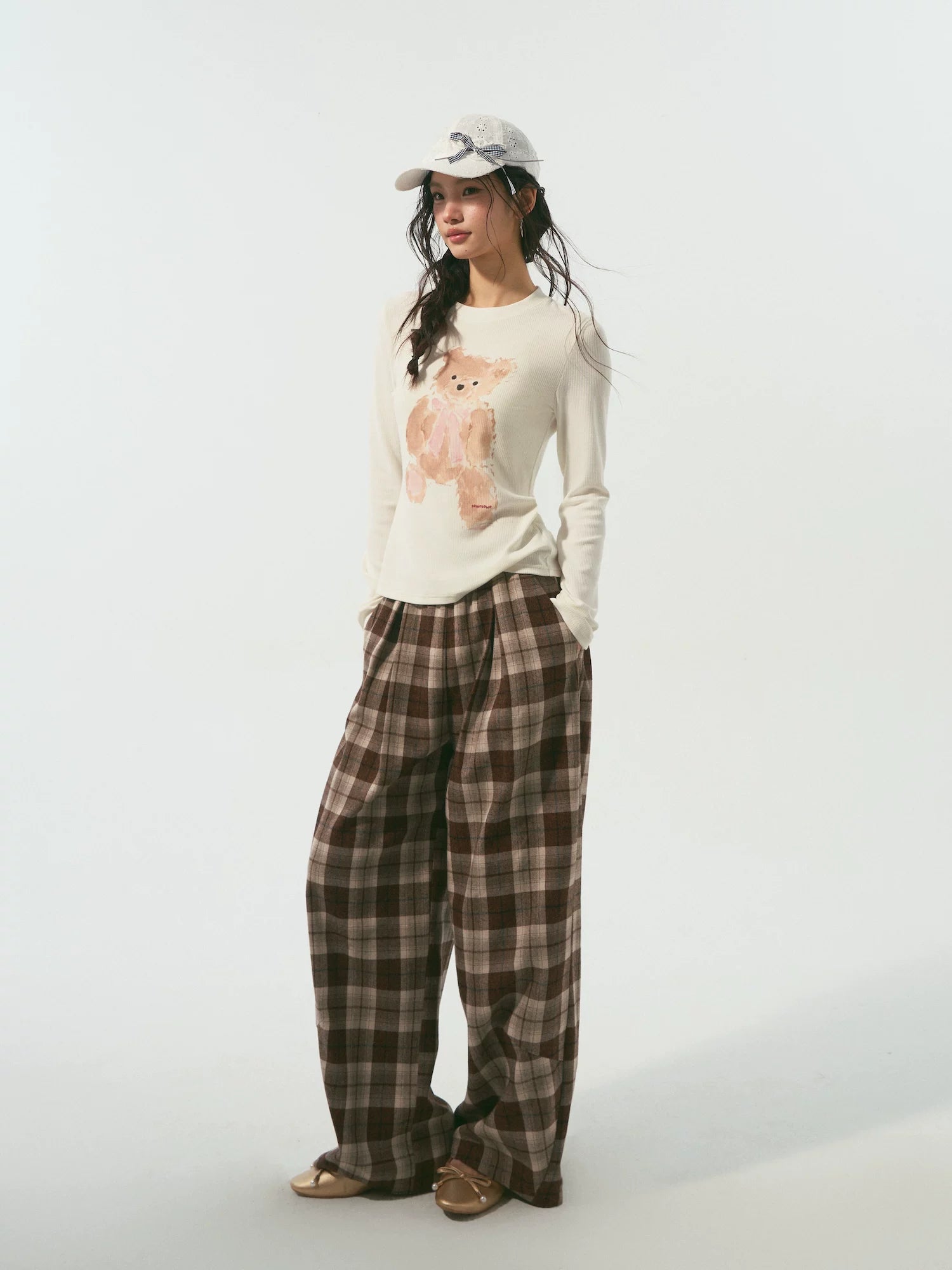 Long-Sleeve Cotton-Blend T-Shirt