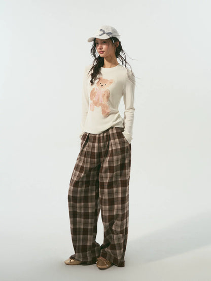 Long-Sleeve Cotton-Blend T-Shirt