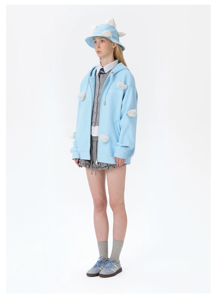 Teddy Cloud Zip Hoodie