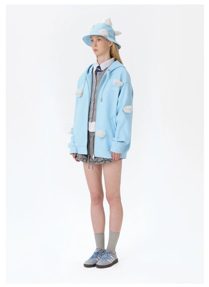 Teddy Cloud Zip Hoodie
