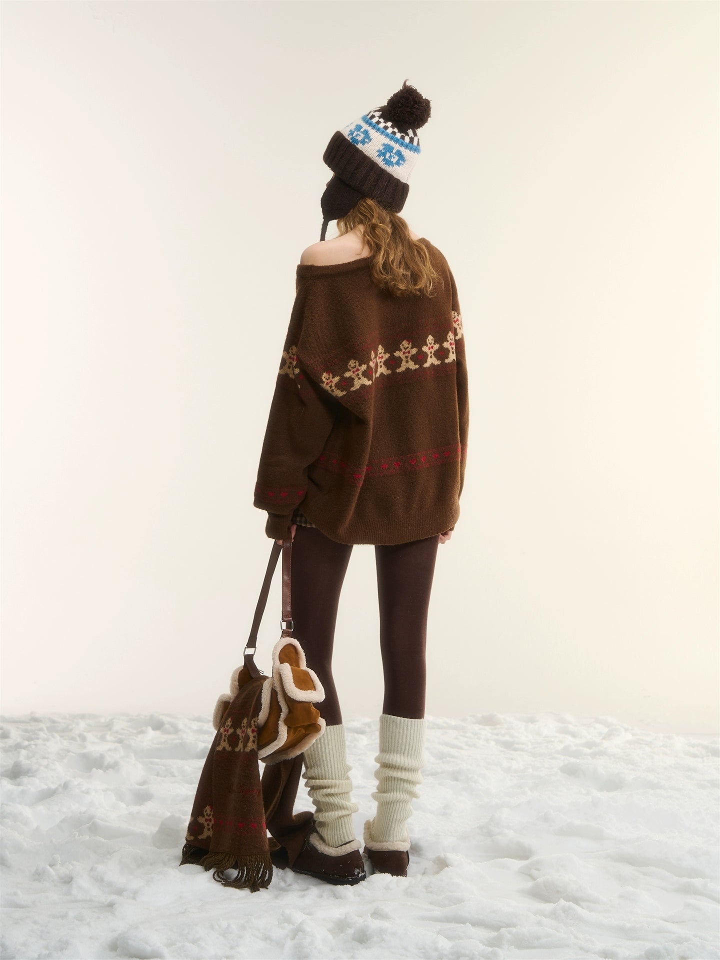 Wool-Blend Gingerbread Sweater