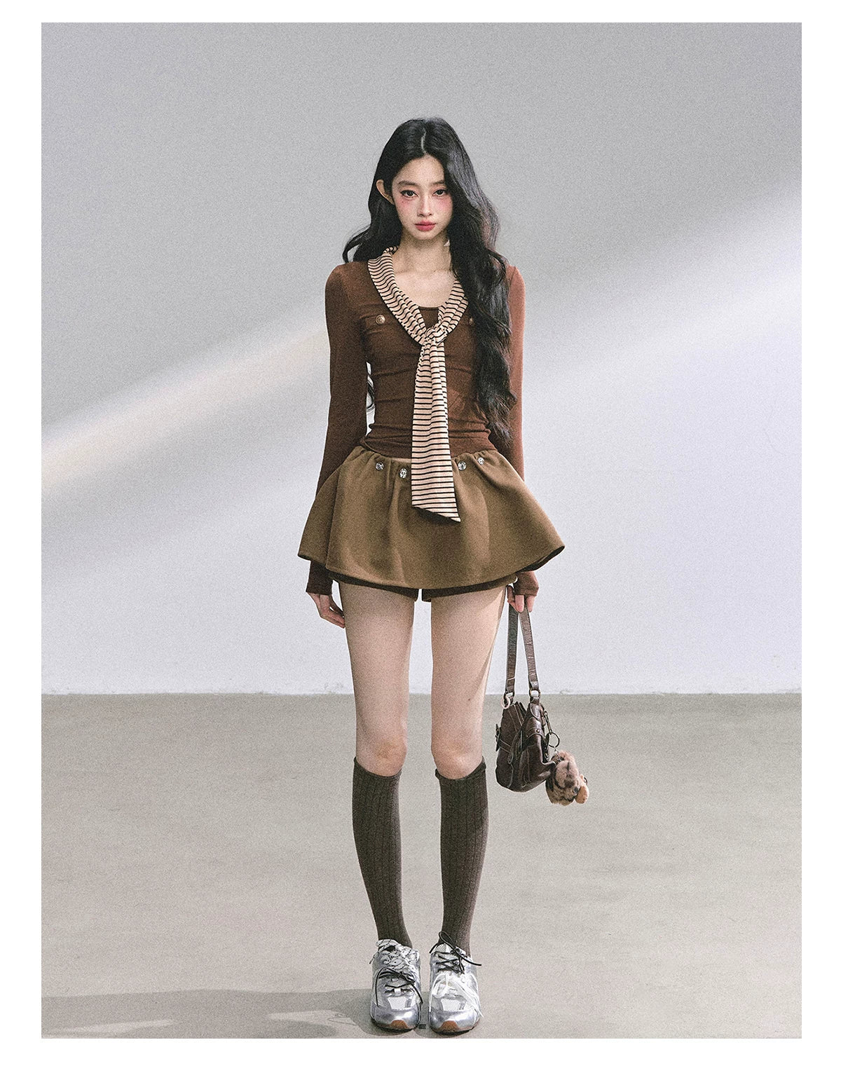 Striped Long-Sleeve Slim-Fit T-Shirt