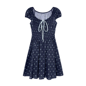 Navy Blue Short Dress / S