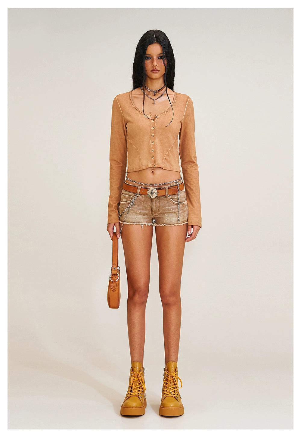 Hurricane Faded Fitted Cardigan