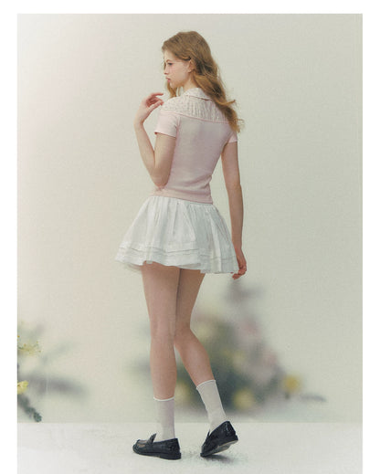 Elegant Prelude Floral Layered Shirt