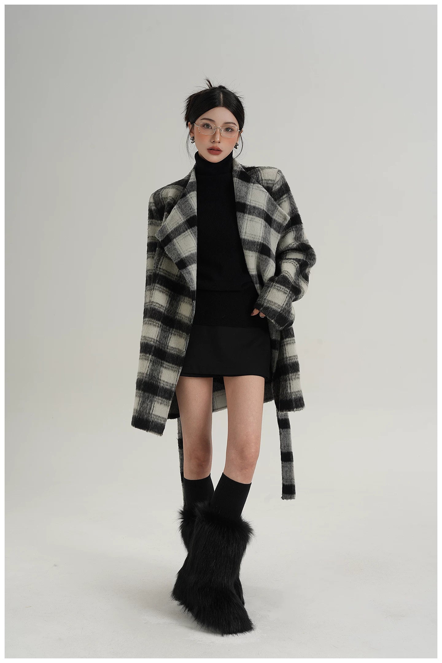 Double-Faced Wool Mid-Length Coat