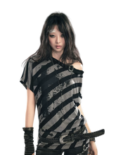 Cest Nous Cross Graffiti Batwing Tee – T-Shirts & Polos