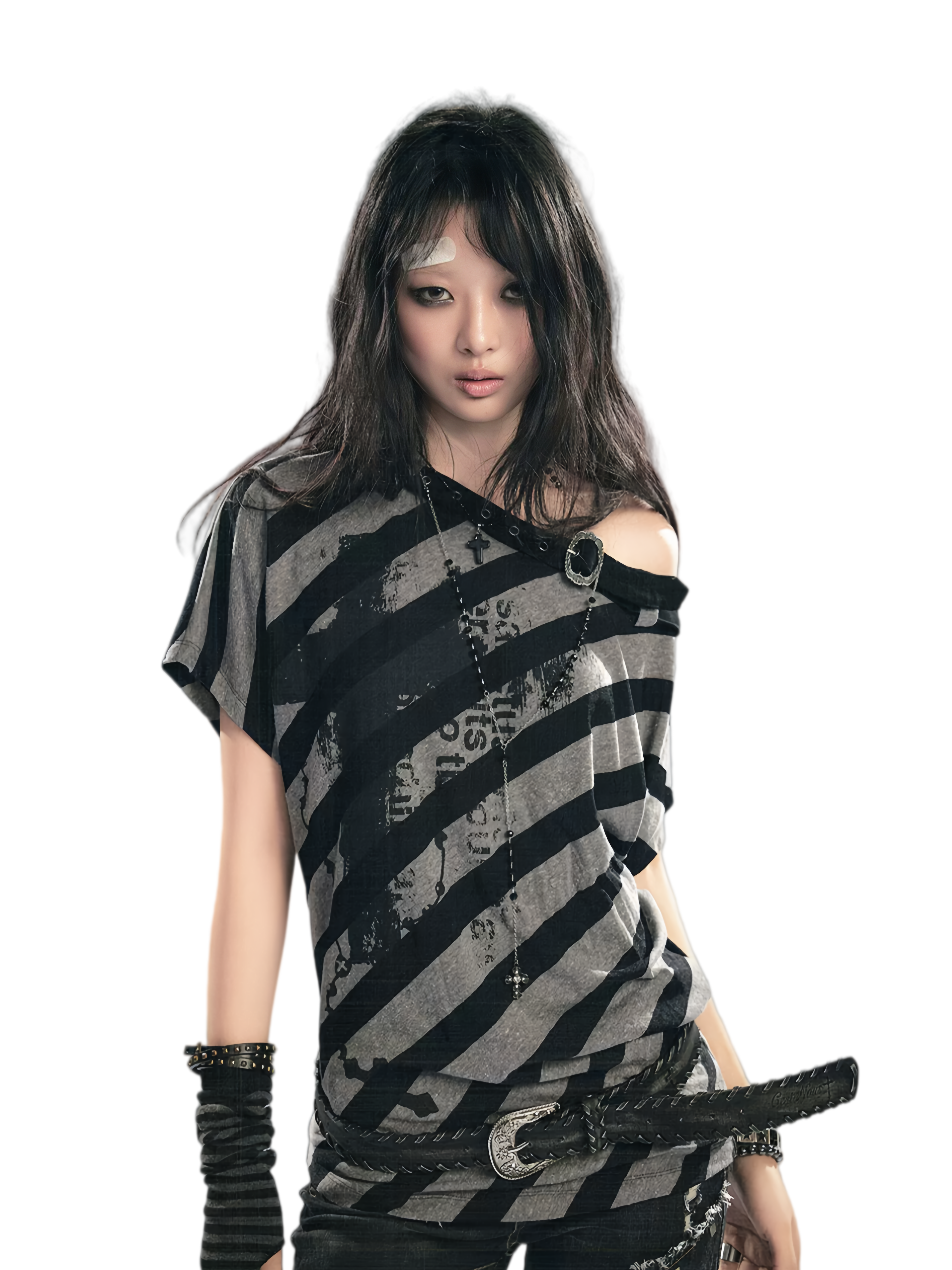 Cest Nous Cross Graffiti Batwing Tee – T-Shirts &amp; Polos