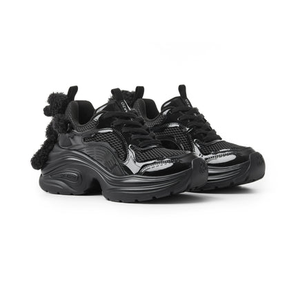 Retro Round-Toe Chunky Casual Shoes