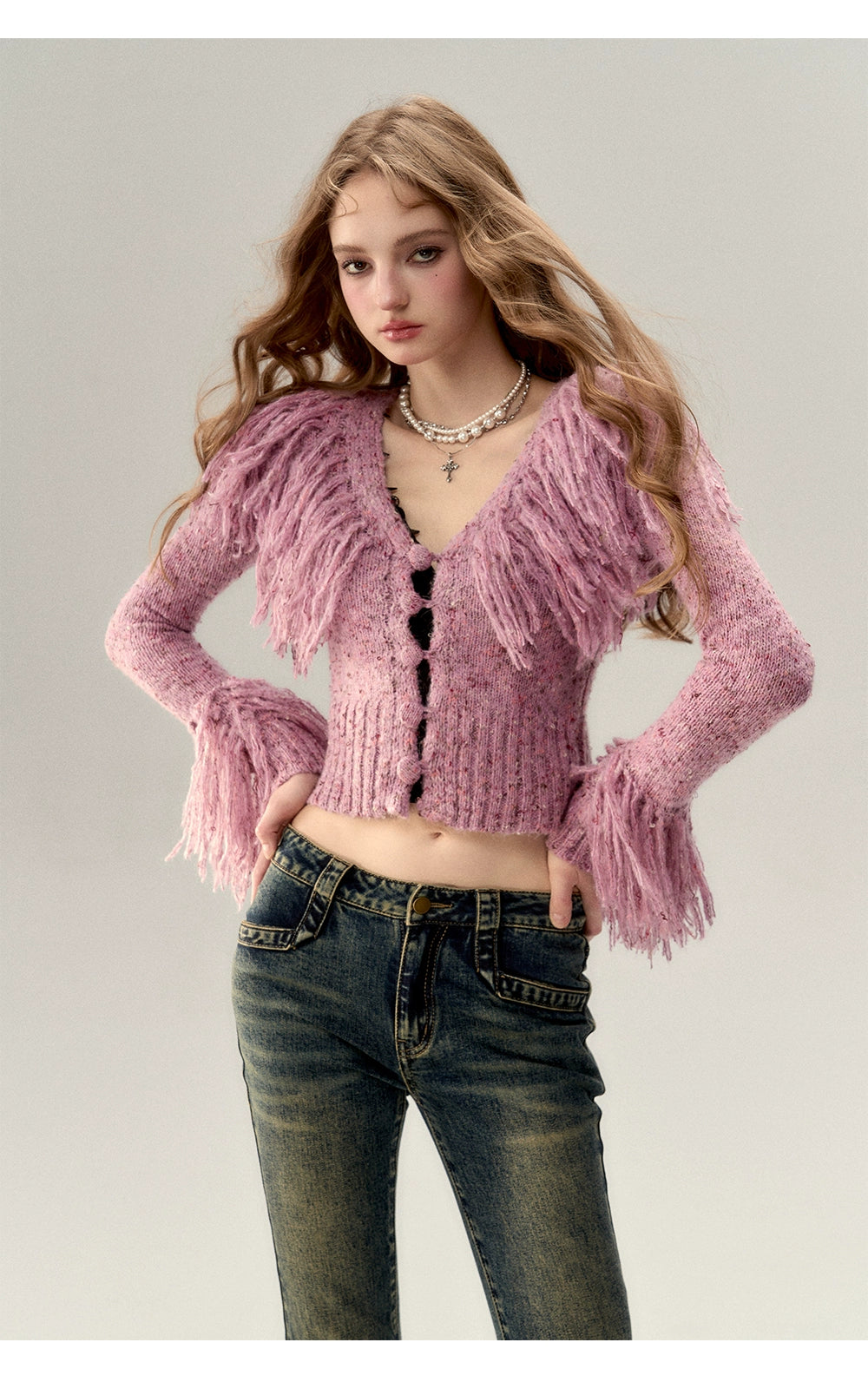 Fringe Knit Sweater - CHINASQUAD