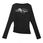 Floral Ruched Sun-Protective T-shirt - CHINASQUAD