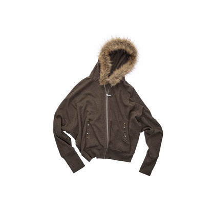 Batwing Hoodie &amp; Drawstring Flared Pants Set