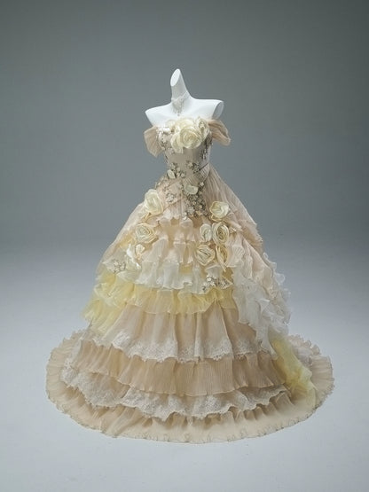 Enchanted Reverie Bloom Couture Gown