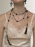 Retro Neck Tassel Crystal Winding Necklace - CHINASQUAD