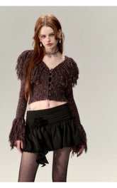 Fringe Knit Sweater - CHINASQUAD