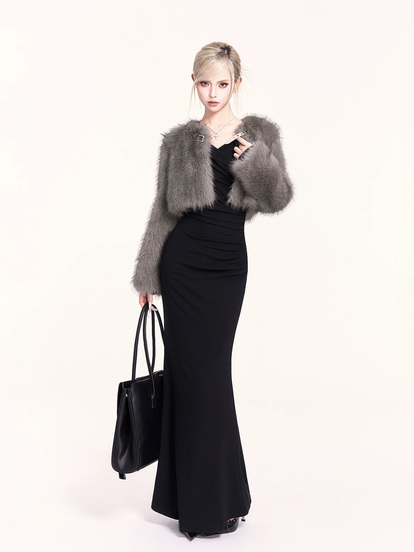 Sculpting Silhouette Muse Mermaid Maxi Dress